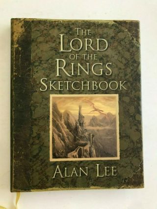 Lord Of The Rings Sketch Book Alan Lee Hc Book 2005 Vgc