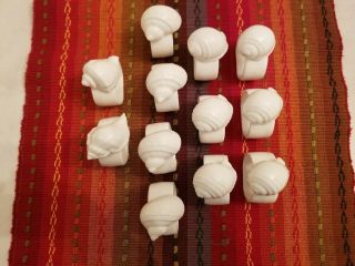 Vintage Bone China Sea Shell Napkin Rings Set Of 12 Three different shell shapes 2