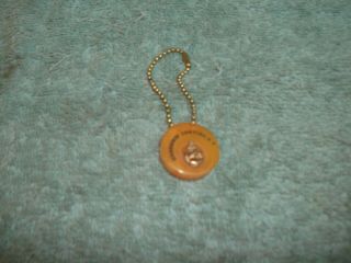 Vintage Bakelite Key Chain,  With U.  S.  N.  On An Anchor,  Souvenir Of York