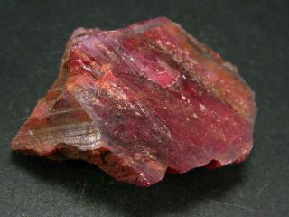 Large Red Rhodonite Rodonite Crystal From Brazil - 1.  8 "