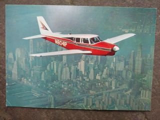 Rare Vintage Piper Aircraft Corp Lock Haven Pa Piper Comanche Postcard
