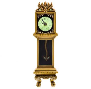 Disney Parks Haunted Mansion Clock 13 Hour Grandfather Glow In Dark Figurine