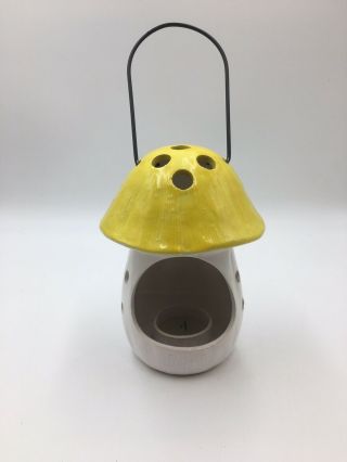 Vintage Inarco Mushroom Lantern Candle/votive Holder