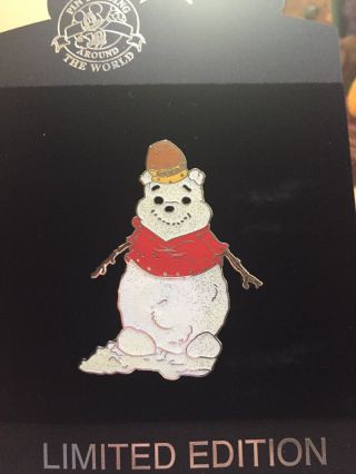 Pooh Snowman Disney Shopping Le 100 Rare Pin