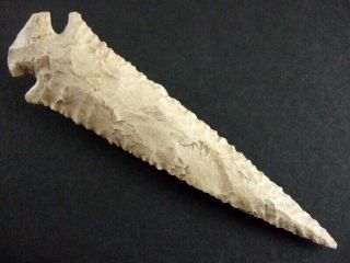 Fine Authentic 4 1/8 Inch Collector Grade Missouri Dovetail Point Arrowheads 2
