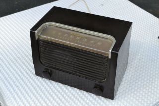 Vintage Mid Century 1952 Rca 2 - X - 6 Tube Radio