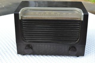 Vintage Mid Century 1952 RCA 2 - X - 6 Tube Radio 4