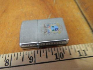 Vintage Engraved Military Zippo Lighter,  Engraving Dated 1971,  Panama