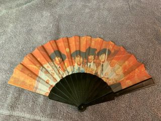 Very Very Rare The Beatles Hand Held Folding Fan From Spain?
