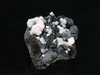 Alabandite Twin Crystal Cluster,  Uchucchacua Mine PERU 2
