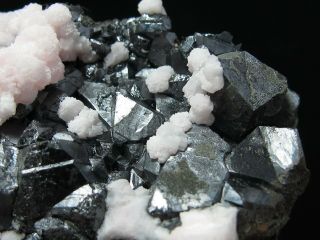 Alabandite Twin Crystal Cluster,  Uchucchacua Mine PERU 7