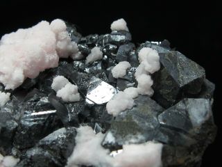Alabandite Twin Crystal Cluster,  Uchucchacua Mine PERU 8