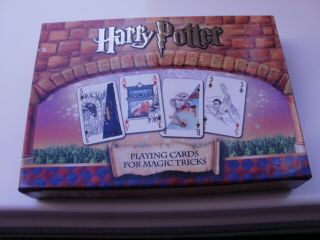 2001 Harry Potter Playing Cards For Magic Tricks Rare Carta Mundi