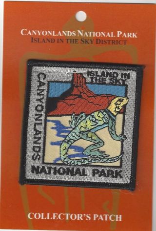 Official Canyonlands National Park Island In The Sky Souvenir Patch