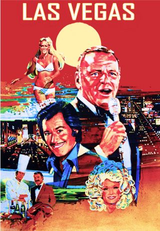 Las Vegas Nevada Frank Sinatra United States Travel Advertisement Art Poster