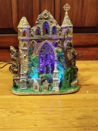 Lemax Spooky Town Gothic Ruins Halloween 65342 - Retired 2012