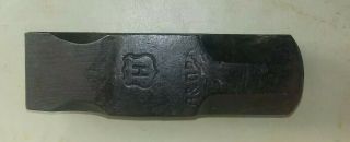 B & O Railroad Rr Hubbard Straight Pein Hammer Head Forge Antique 5 1/4 " Long