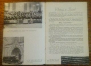 Gramophone memorabilia - HMV Booklet - ' Writing in Sound ' 2
