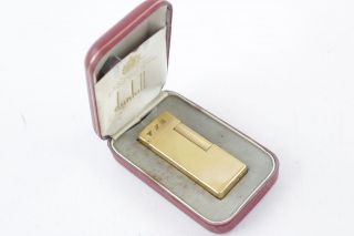 Vintage Dunhill Gold Plate Cigarette Lighter (71g)