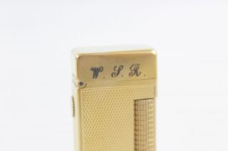 Vintage DUNHILL Gold Plate Cigarette LIGHTER (71g) 3