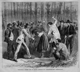 Whipping A Negro Girl Slave In North Carolina By Unconstructed Johnsonians Slave