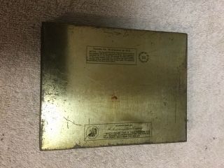 Vintage Lucky Strike Cigarette Metal Box 3
