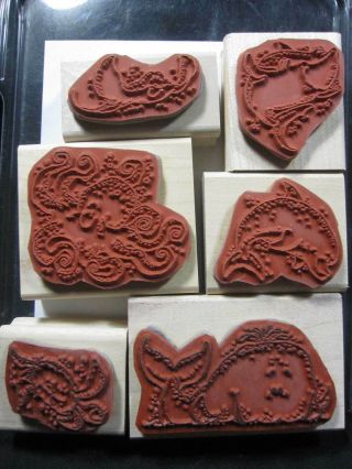 Silly Sealife - Stampin Up Rubber Stamp Set 2006 2