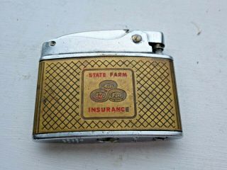 Vintage Rolex Cigarette Lighter Advertising State Farm Insurance