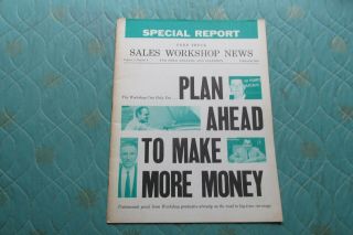 Auc470 1959 Ford Truck Sales Workshop News Brohure For Salesmen Only