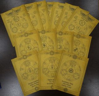 Set Of Scrolls Of 7 Major Archangels And Set Of Scrolls Of 7 Planetary Forces