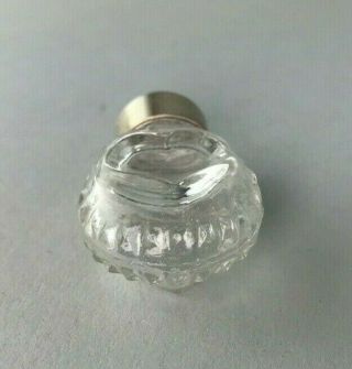 Vintage Nina Ricci Coeur Joie Lalique Mini Heart Miniature Perfume Bottle 4