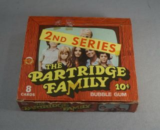 1971 O - Pee - Chee The Partridge Family 2nd Series Wax Pack Empty Box