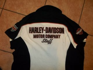 Harley Davidson Motor Staff Shirt Woman Sz 2xl