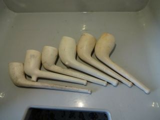 Six Plain Bowl The Workman Clay Tobacco Pipes