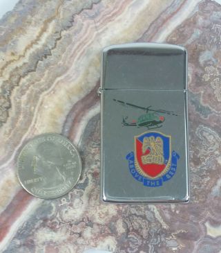 Vintage Zippo Military Lighter U.  S Army Aviation School " Above The Best "