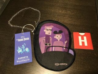 In Hand Disney Haunted Mansion 50th Signed Shag & Harvey’s 2 - Sided Coin Purse