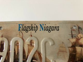 Rare Pennsylvania PA Flagship Niagara FN902C License Plate,  2002 5