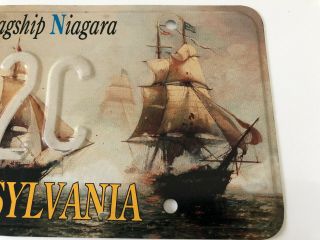 Rare Pennsylvania PA Flagship Niagara FN902C License Plate,  2002 8