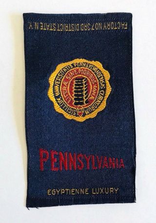 1910s S25 Tobacco Cigarettes College Silk University Of Pennsylvania