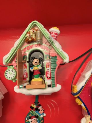 Mr Christmas Mickey’s Clock Shop Never Removed From Box 7