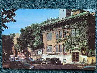 Ca 1950 Palmer Chiropractic Little Bit O Heaven Davenport Iowa Street Postcard