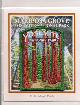 Yosemite National Park Souvenir Patch Mariposa Grove