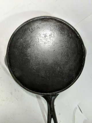 Early Logo Wapak 8 Cast Iron Skillet And Heat Ring