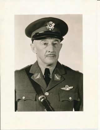 Major John Macready Orig.  1941 Press Photo Test Pilot Record Holder Aviation Hof