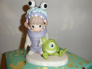 Monsters Inc Boo & Mike - Disney Porcelain Precious Moments Figurine101050 Awesome