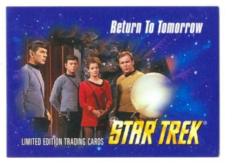 Star Trek Tos - - 1993 Skybox Vhs Insert 51 - - Nm - Nm,  / Return To Tomorrow^