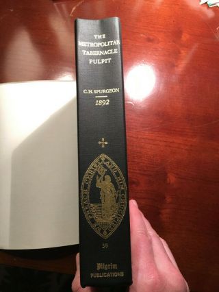 Metropolitan Tabernacle Pulpit Vol.  38 1892,  Spurgeon,  Pilgrim Publications 4