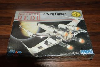 Rare Star Wars Return Of The Jedi X - Wing Fighter Model Kit Amt 8932 Ertl