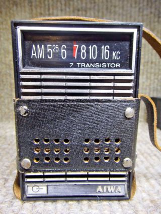 Vintage Aiwa Ar - 752 | 7 Transistor Radio | Circa 1964 | Functionality Confirmed