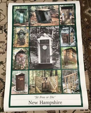 Hampshire Classic Privy Poster - Sit Or Die